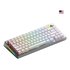 Glorious Gaming GMMK 3 PRO HE 75% Prebuilt tastiera RF senza fili + Bluetooth QWERTY Inglese US Argento