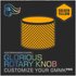 Glorious GMMK PRO Manopola Rotante Giallo Yellow