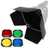 Godox Portafiltri Con 4 Alette + filtri colorati