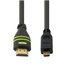 GOOBAY 5m HDMI A/micro-D HDMI tipo A HDMI tipo D (Micro) Nero