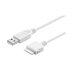 GOOBAY DAT f/ Apple iPod / iPhone 3G / iPhone 3Gs Bianco cavo per cellulare