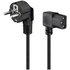GOOBAY NK 102 S-500 Nero 5m cavo di alimentazione