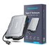 Graugear G-2502-C-10G contenitore di unità di archiviazione Box esterno HDD/SSD Nero, Acciaio 2.5