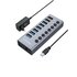 Graugear G-HUB71-A hub di interfaccia USB 3.2 Gen 1 (3.1 Gen 1) Type-A 5000 Mbit/s