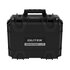 Gutek Tortoise T-230 Valigia Rigida con scomparto in spugna e ruote - Nero