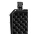 Gutek Tortoise T-230 Valigia Rigida con scomparto in spugna e ruote - Nero