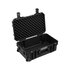 Gutek Tortoise T-300 Valigia Rigida con scomparto in spugna e ruote - Nero