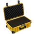 Gutek Tortoise T-300 Valigia Rigida con spugna e ruote - Giallo