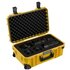 Gutek Tortoise T-300 Valigia Rigida con spugna e ruote - Giallo