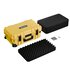 Gutek Tortoise T-300 Valigia Rigida con spugna e ruote - Giallo