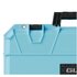 Gutek Tortoise T-300 Valigia Rigida con spugna e ruote - Turchese