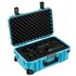 Gutek Tortoise T-300 Valigia Rigida con spugna e ruote - Turchese
