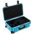 Gutek Tortoise T-300 Valigia Rigida con spugna e ruote - Turchese