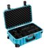 Gutek Tortoise T-300 Valigia Rigida con spugna e ruote - Turchese