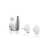 Hahnel 1000 354.0 Indoor battery charger Argento, Bianco carica batterie