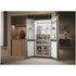 HAIER Cube 83 Serie 3 Multidoor HCR3818ENMM ClasseE 467lt-Platino, Stainless steel