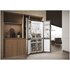 HAIER Cube 83 Serie 3 Multidoor HCR3818ENMM ClasseE 467lt-Platino, Stainless steel