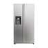 HAIER SBS 90 Serie 5 HSW59F18EIMM frigorifero side-by-side Libera installazione 601 L E Platino, Stainless steel