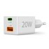 Hama 00201991 Caricabatterie per dispositivi mobili Auricolare, Power bank, Smartphone, Tablet Bianco AC Ricarica rapida Interno