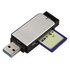 Hama 123900 lettore di schede Nero, Argento USB 3.0