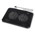 Hama Black Metal base di raffreddamento per laptop 39,6 cm (15.6
