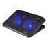 Hama Black Metal base di raffreddamento per laptop 39,6 cm (15.6") Nero