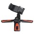 Hama Pocket II Rotation treppiede Smartphone/Tablet 3 gamba/gambe Nero, Rosso