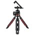 Hama Solid treppiede Smartphone/Tablet 3 gamba/gambe Nero, Rosso