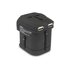 Hamlet Adattatore da viaggio + 2 USB Charger 2 1A