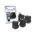 Hamlet Adattatore da viaggio + 2 USB Charger 2 1A