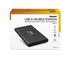 Hamlet Box esterno USB 3.1 Tyce-C per Hard Disk SATA 2,5 in alluminio