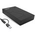 Hamlet Box per Hard disk SATA 3 5 interfaccia USB-C + USB-A con alimentatore