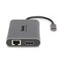 Hamlet HDKC-PD400H Cablato USB 3.2 Gen 1 (3.1 Gen 1) Type-C Grigio
