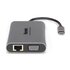 Hamlet HDKC-PD400V Cablato USB 3.2 Gen 1 (3.1 Gen 1) Type-C Grigio