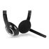 Hamlet HHEADMUS-CJ cuffia e auricolare Cablato A Padiglione Ufficio USB tipo-C Nero