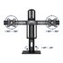 Hamlet HM-SPMSD200 Supporti a parete per TV 68,6 cm (27