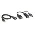 Hamlet VAHDM-DPA HDMI tipo A (Standard) DisplayPort Nero