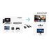Hamlet VAHDM-DPA HDMI tipo A (Standard) DisplayPort Nero