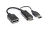 Hamlet VAHDM-DPA HDMI tipo A (Standard) DisplayPort Nero