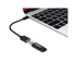 Hamlet XADTC-U2A-MF02 cavo USB 0,2 m USB 3.2 Gen 1 (3.1 Gen 1) USB A USB C Nero