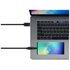 Hamlet XADTC-UM-MF adattatore per inversione del genere dei cavi USB-C Micro USB Nero
