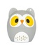 Hamlet XBTPET-OWL 4 W Mono Grigio, Bianco, Giallo