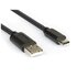 Hamlet XCU2A-UC-MM10 cavo USB 1 m USB 2.0 USB A USB C Nero