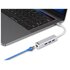 Hamlet XHUB331TCL Hub di interfaccia USB 3.2 Gen 1 Type-C 5000 Mbit/s Bianco
