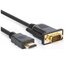 Hamlet XVCHDM-VGA180 Cavo e adattatore video 1,8 m HDMI A (Standard) VGA (D-Sub) Nero