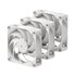 HAVN HVN-FS-H1230-01-TRI sistema di raffreddamento per computer Case per computer Ventilatore 12 cm Bianco 3 pz