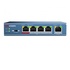 HIKVISION DS-3E0105P-E/M Non gestito Fast Ethernet Blu PoE