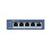 HIKVISION DS-3E0505P-E switch di rete Non gestito Gigabit Ethernet (10/100/1000) Supporto Power over Ethernet (PoE) Blu