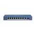 HIKVISION DS-3E0510P-E/M switch di rete Non gestito L2 Gigabit Ethernet (10/100/1000) Supporto Power over Ethernet (PoE) Blu