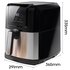 HISENSE H06AFBS1S3 5 L 1700 W Friggitrice ad aria calda Nero